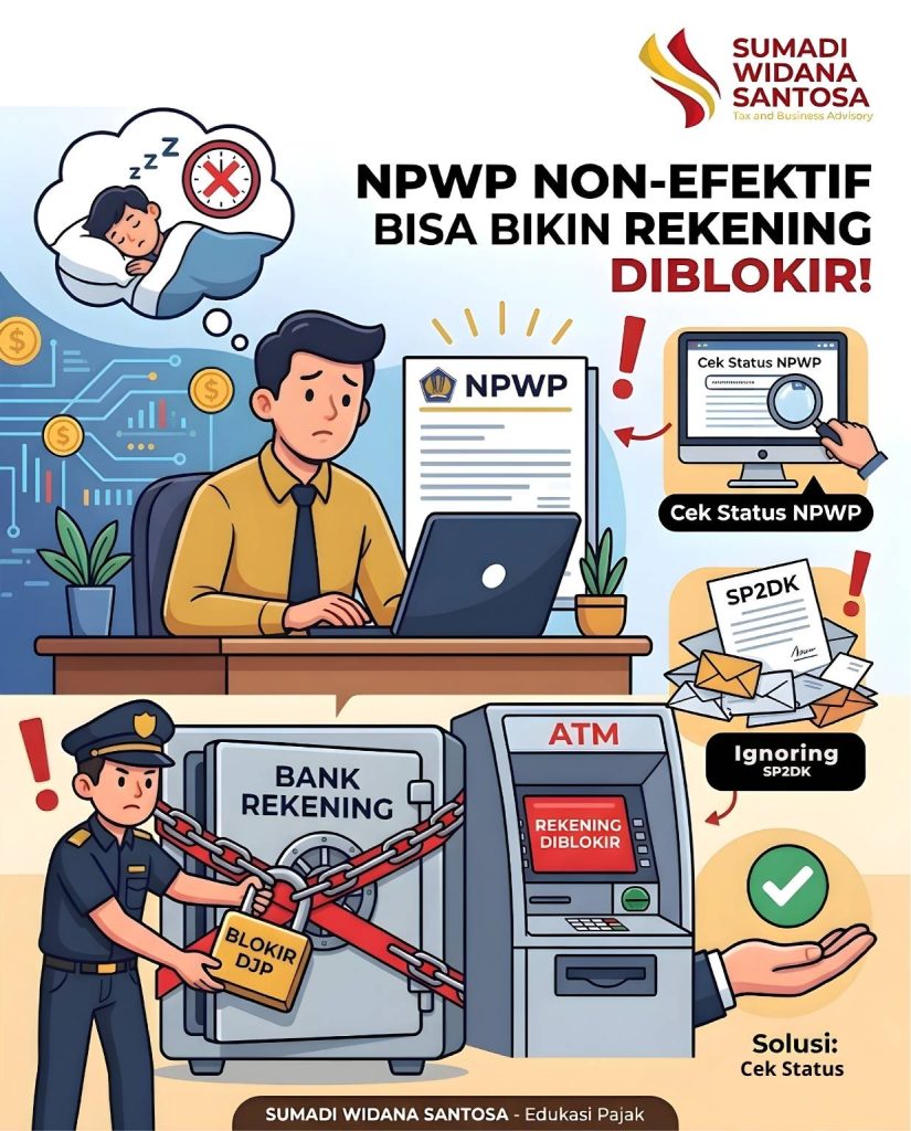 Hati-hati, NPWP Non Efektif Bisa Picu Pemblokiran Rekening Pajak! Ini Aturannya