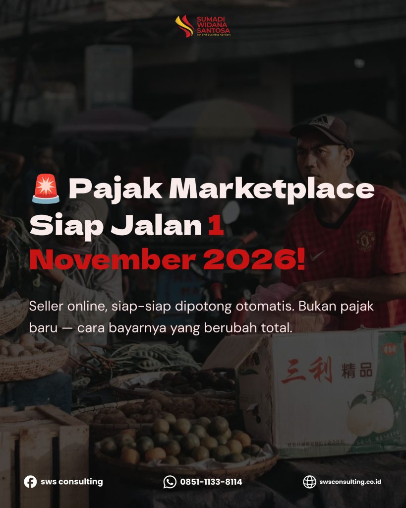 Pajak Marketplace Mulai 1 November 2026: Tarif 0,5%, Siapa yang Kena, dan Cara Kerjanya
